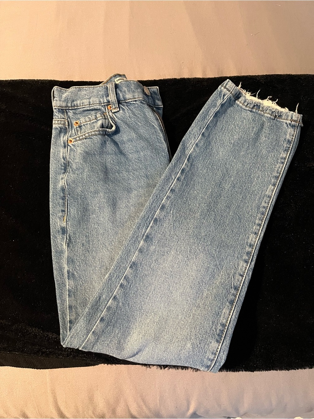 Garage Light Wash Straight Leg Women's Jeans